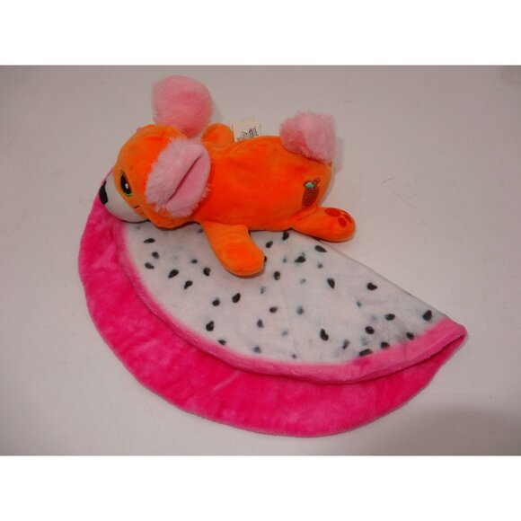 Cutetitos Fruititos Chinchillito Puffito Chinchilla Orange Soft Plush 8” wrap - Picture 16 of 16